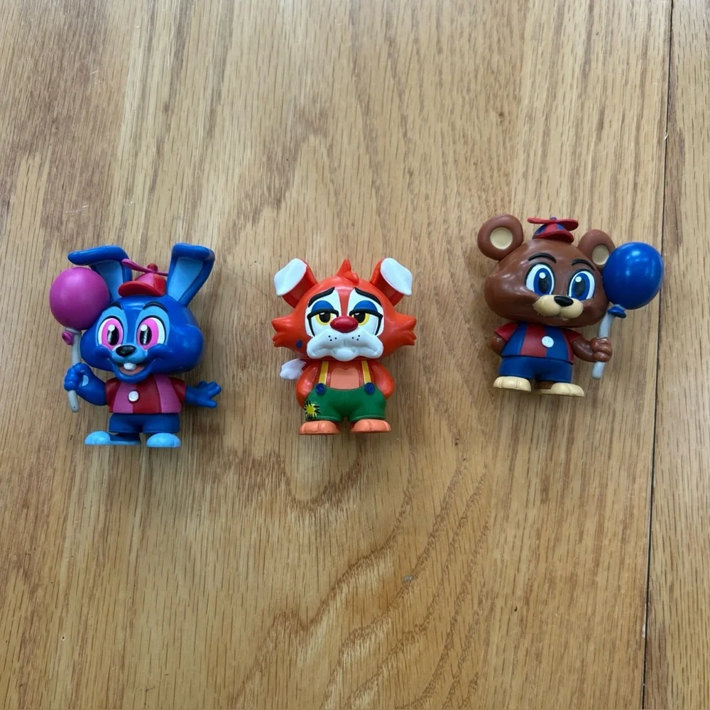 Five Nights at Freddy’s Funko Figures Lot of 3 Balloon Bonnie & Circus Foxy FNAF